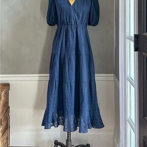 Elegant Blue Women's Dress
